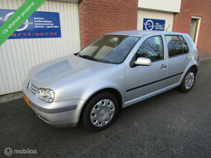 volkswagen golf 14/16v bj 2002 zilver 5 deurs, airco, nw apk