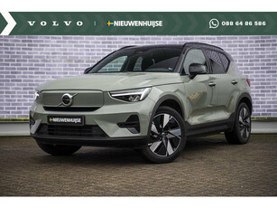 Volvo XC40 Single Motor Extended Range Plus 82 kWh | Trekhaak | Nubuck | Stoel en Stuurverwarming | Donker Glas |