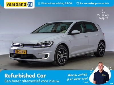 Volkswagen E-Golf Elektriciteit