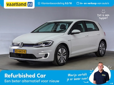 Volkswagen E-Golf Elektriciteit