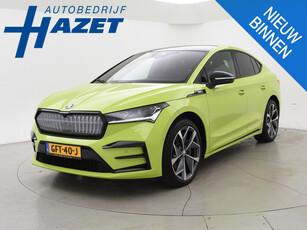 Skoda Enyaq Coupé iV 80 RS 300 PK MAMBA GREEN + CRYSTAL LIGHT | HEAD-UP | PANORAMA | MASSAGE | 360 CAMERA