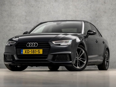 Audi A4 Limousine 1.4 TFSI Sport S-Line Black Edition 150Pk Automaat (2X S-LINE, NAVIGATIE, STOELVERWARMING, LEDEREN SPORTSTOELEN, GETINT GLAS, DYNAMISCHE KNIPPERLICHTEN, ZWART HEMEL, NIEUWSTAAT)