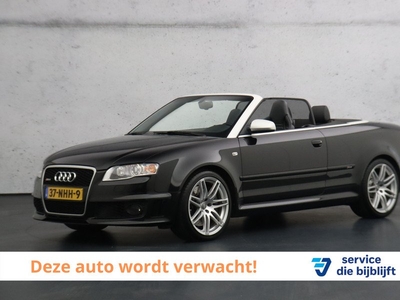 Audi RS4 Cabriolet 4.2 V8 RS 4 quattro | Handgeschakeld | Perfect onderhouden | Schaalstoelen