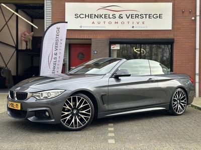 BMW 4 Serie Cabrio 428i High Executive / M Sport / 19' Inch / Air Scarf / Memory Stoel / Harman Kardon / Leer / 360 Camera / Head Up /