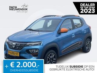 Dacia Spring Comfort Plus (Orange Pack) 27 kWh / ?2000 SUBSIDIE! / ACHTERUITRIJCAMERA /PARKEERSENSOREN /NAVIGATIE