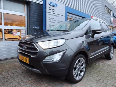 Ford EcoSport 125pk Titanium Leer Navi Camera Winter pack Schuif-kanteldak Privacy Glass