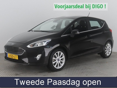 Ford Fiesta 1.0 EcoBoost 94 PK Titanium 1e EIG NAVI GARANTIE TOT 2 JR* PARKEERSENSOREN, CARPLAY, REGENSENSOR, WIFI