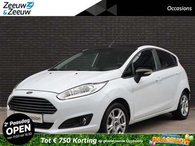 Ford Fiesta 1.0 White Edition 65pk | Airco | Contrasterend dak en spiegels | Navigatie | Lichtmetalen velgen