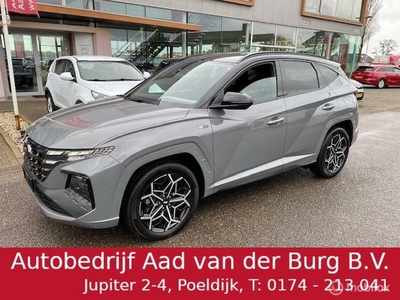 Hyundai Tucson 1.6 T-GDI PHEV 267pk N Line 4WD TwoTone Zwart dak , 70 km volledig elektrische, Rondom camera 360o , Smart parking , Stoel & stuur verwarming & verkoeling, 5 jaar Fabrieks garantie