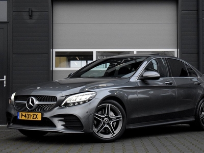 Mercedes-Benz C-Klasse 200 184pk Business Solution AMG Line | Panorama/Schuifdak | Achteruitrijcamera | Apple Carplay/Android | Lederen Bekleding | Stoelverwarming | Dodehoek detector | Facelift |