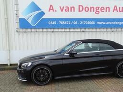 Mercedes-Benz C-KLASSE Cabrio 200 AMG-Line Automaat,Led,Camera,Airscarf