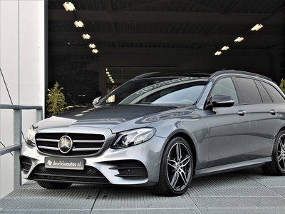 Mercedes-Benz E-Klasse Estate 220d AMG Pano Burmester Trekhaak 360-camera Widescreen Distronic Sfeerverlichting Memory