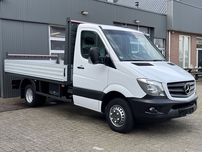 Mercedes-Benz Sprinter 516 2.2 CDI 164PK Openlaadbak Airco Cruise control 2-persoons Telefoonverbinding Navigatiesysteem Open laadbak Pick-up p-up Bakwagen 1e eigenaar Euro 6