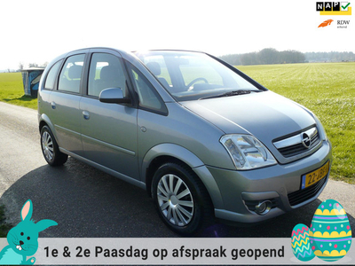 Opel Meriva 1.8-16V Cosmo 2009, airco, APK 03-2025, half leder bekleding ,nieuwe Schokbrekers boardcomputer, Trekhaak Afneembaar!