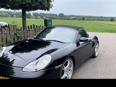 Porsche Boxster Cabrio, 2.5 handbak in Uni-Zwart