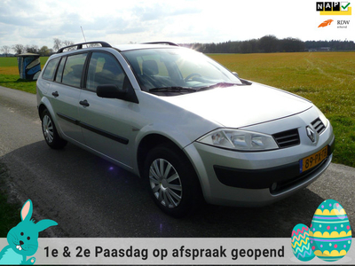 Renault Mégane Grand Tour 1.6-16V Expression Comfort 2005. Airco, elektrischt pakket, APK tot 20-10-2024, Nette Auto !!