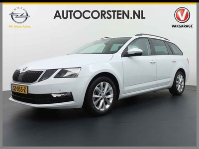 Skoda Octavia Combi T 150pk AUT. Navi Dual-ECC Skoda-Connect Apple Carplay Android MirrorLink ParkPilot PDC-A+Voor CruiseControl DAB MultiMedi