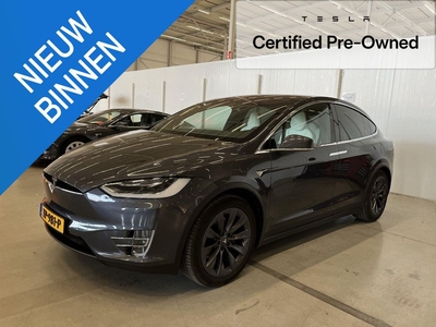 Tesla Model X 100D / Gecertificeerde Occasion / 7-zits configuratie / Zwart en wit premium interieur