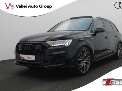 Audi Q7 55 TFSI e 381PK tiptronic quattro Pro Line S | Pano | Trekhaak | 360 camera | HUD | Laser LED | 22 inch | Keyless | Zwart optiek