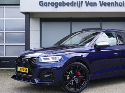 Audi SQ5 3.0 TFSI 354pk Quattro MTM Bodykit Pano.Dak Nappa Leder 360View Head up luchtvering 22inch LM Black Pack Standkachel *Navarrablauw*