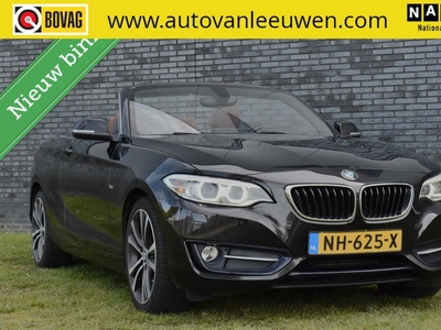 BMW 2-serie Cabrio 220i M Sport CABRIO/LEDER/STOELVW/NAVI/ETC.!