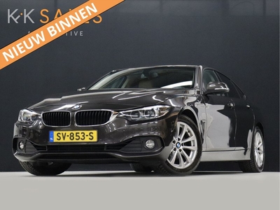 BMW 4 Serie Gran Coupé 418i High Executive [VOL LEDER, GROOT NAVIGATIE, LED, STOELVERWARMING, CRUISE, BLUETOOTH, NIEUWSTAAT]