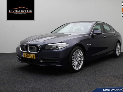 BMW 5-serie 520i High Executive 2015 | Airco | Cruise Control | Stoelen Met Geheugen | Spraakbediening | Navigatie | Stoelverwarming | Parkeersensoren | Boekjes | 2 Sleutels | Nationale Autopas