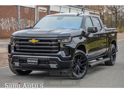 Chevrolet Silverado HIGH COUNTRY | PRIJS MET LPG EN DEKSEL VIRTUAL COCKPIT | BOM VOL | GMC DENALI | DODGE RAM | 6.2 V8 4X4 | GRIJSKENTEKEN | DUBBELE CABINE | PICK UP | DC | 5 PERSOONS | Voorraad Nr 2092 - 0520 |