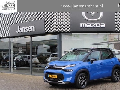 Citroen C3 Aircross 1.2 PureTech 110PK Shine , Nieuwe Type, Navi, Apple Carplay, Clima, Cruise, Half Leder, Zwart Dak, LMV 16 Inch