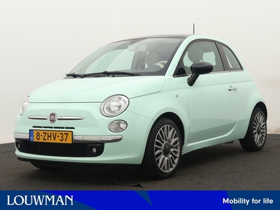 Fiat 500 0.9 TwinAir Turbo Cult | Panoramadak | LM Velgen | Leder | Climate Control | Parkeersensoren |