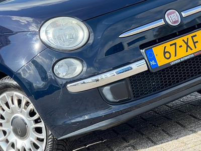 Fiat 500 1.2 Easy - Blue Suggestivo - Airco - LMV - Chique!