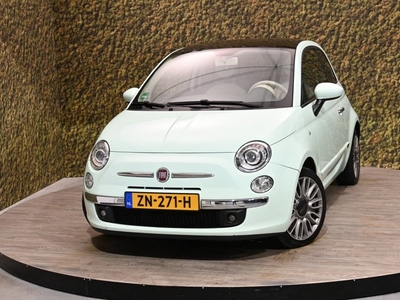 Fiat 500 1.2 Lounge | Mintgroen | Led