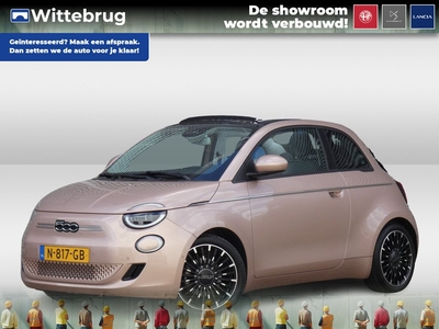 Fiat 500C Icon 42 kWh ! | Pack Winter | Led Koplampen | 360 Graden Camera | Adaptive cruise !