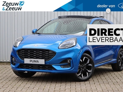 Ford Puma 1.0 EcoBoost Hybrid ST-Line X | VOORRAAD!| Snel rijden | €5650,- Korting | Elektrisch Panoramadak | Full LED koplampen | Dodehoek Detectie | Elektrische Achterklep | B&O audio |