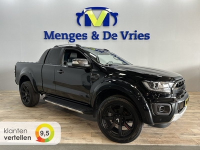 Ford Ranger 2.0 EcoBlue Wildtrak Supercab 3500 KG Trekgewicht | LED | Leer | Camera | DAB | Adaptive cruise | Navigatie | Apple Carplay | NAP |