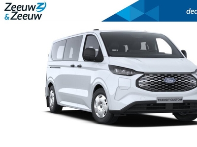 Ford Transit Custom 340 L2H1 Trend 65kWh Kombi | 3e zitrij | Led verlichting | Camera | Verwarmde voorruit | Climate control | Draadloze Apple Carplay&Android Auto | Nieuw te bestellen! |