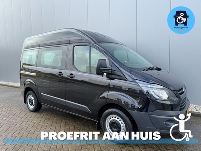 Ford Transit Custom Rolstoelbus met Airco Zwart en luxe