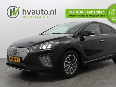 Hyundai IONIQ PREMIUM 136PK EV 38 KWH € 16900,- na subsidie | Leer | Adaptive Cruise | Stoelverwarming/koeling