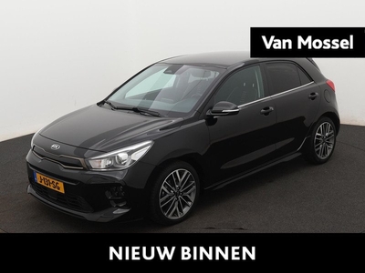 Kia Rio 1.0 T-GDi MHEV GT-Line 101 PK | Navigatie | Camera | Adaptive Cruise Control | Climate Control | Stoelverwarming | Parkeersensoren | LED | Lichtmetalen velgen | Privacy glass |