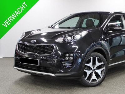 Kia Sportage 1.6 GDI GT-Line | Leer, Keyless, Navigatie, Parkeersensoren V&A + Camera, Stoelverwarming, Apple CarPlay/Android Auto, zeer luxe!