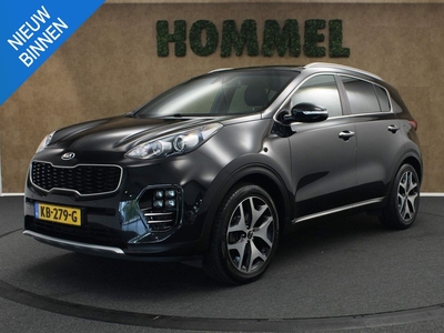 Kia Sportage 1.6 T-GDI GT-Line - ORIGINEEL NEDERLANDSE AUTO - NAVIGATIE - STUUR-, STOEL- & ACHTERBANK VERWARMING - TREKHAAK - 1900KG TREKGEWICHT! - PANORAMADAK