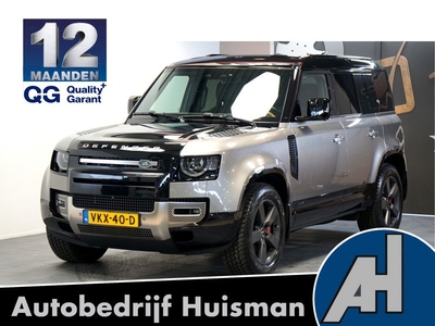 Land Rover Defender 3.0 D300 110 MHEV X PANORAMADAKEN + ADAPT.CRUISE + LUCHTVERING + TOW PACK + STOELVERWARMING&-VENTILATIE + STANDKACHEL + COMPRESS