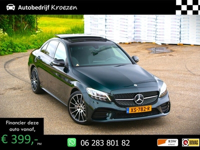 Mercedes-Benz C-klasse 180 ///AMG Pakket | Pano | Unieke Kleur | Night Pakket | Org NL |