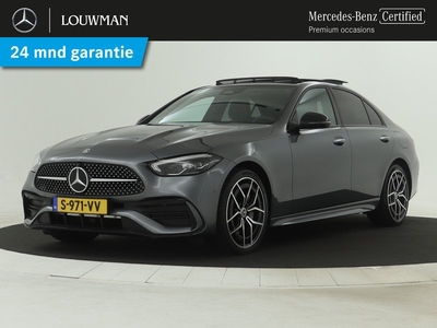 Mercedes-Benz C-Klasse 300 e AMG Line | Panoramadak | Burmester | 19 inch. Lichtmetalen velgen | MBUX wide screen | Parking support | haed-up display | Memory Seats | inclusief 24 maanden MB Certified garantie voor europa