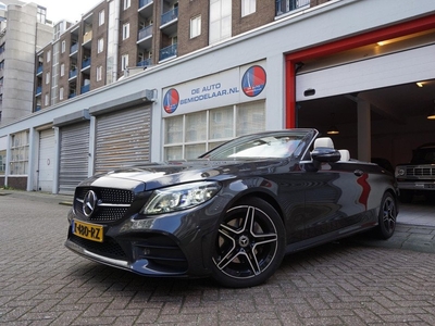 Mercedes-Benz C-Klasse Cabrio 200 AMG Premium Plus NL AUTO 1ste Eigenaar Burmester Matrix 360 graden camera Memory Nekverwarming