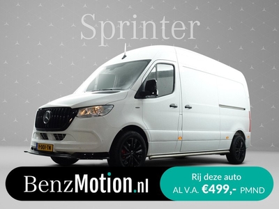 Mercedes-Benz Sprinter 314 2.2 CDI L2 H2 AMG Night Edition Aut- [ EURO 6 ] 2x Schuifdeur I 3 Pers I Designio Leder I CarPlay I Navi I Camera I Park Assist