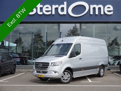 Mercedes-Benz Sprinter 319 1.9 CDI L2H2 RWD l 190 PK l MBUX 10,25 l Rij- assistentie pakket l Verwarmde voorruit l 360 gr Camera l LED adaptief l Kunst Stoelen voor l THERMOTRONIC l Spiegel pakket l Licht en zicht pakket l Safebumper met verzwaarde 3,5t