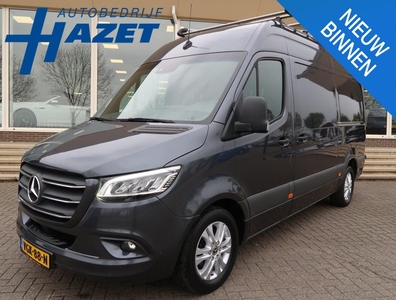 Mercedes-Benz Sprinter 319 3.0 CDI V6 190 PK L2H2 AUT. + 2 SCHUIFDEUREN / LEDER / 3500 KG TREKHAAK / ADAPTIVE CRUISE / LED