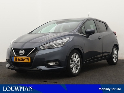 Nissan Micra 1.0 IG-T 100 PK N-Connecta Automaat | 1ste Eigenaar | Navigatie | 13-5 JvR tot auto retour Leseman is