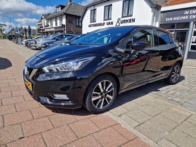 Nissan Micra 1.0 IG-T Tekna, Navigatie,Climate control,Achteruitrij camera,Parkeersensoren